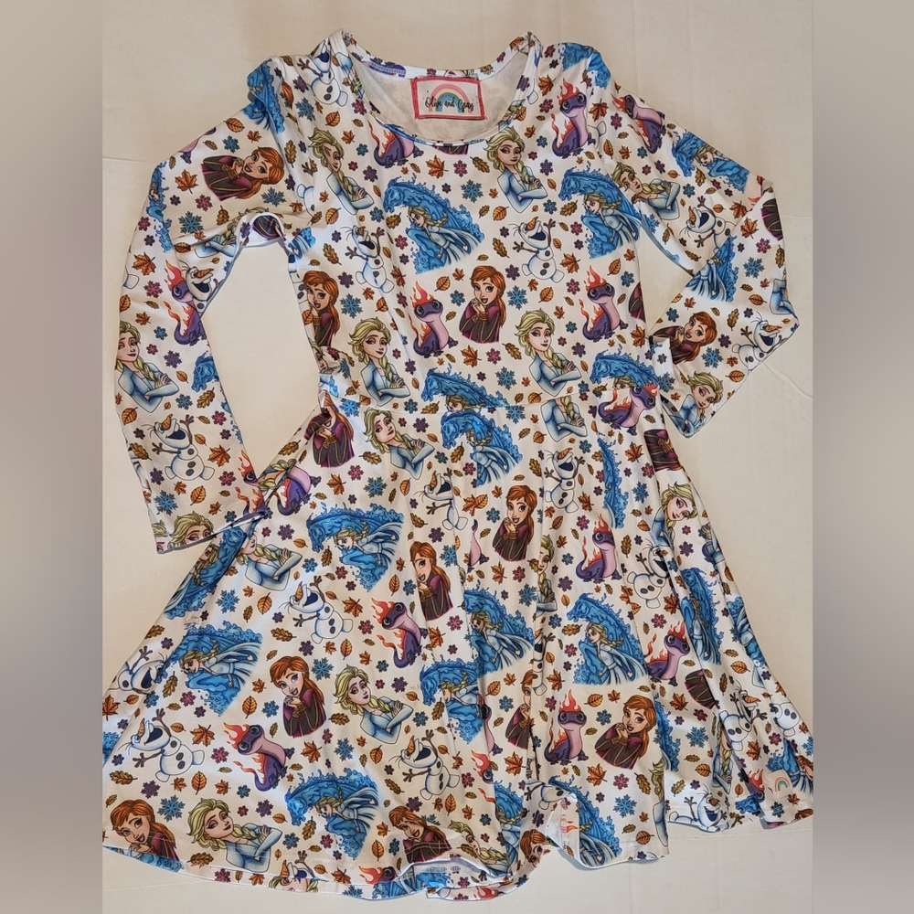 Size 6 boutique Frozen-inspired dress